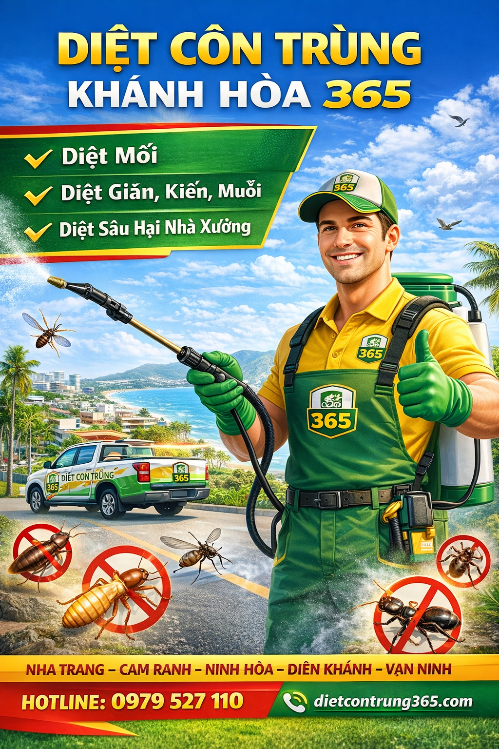 Diệt mối chống mối diệt côn trùng diệt chuột Khánh Hòa